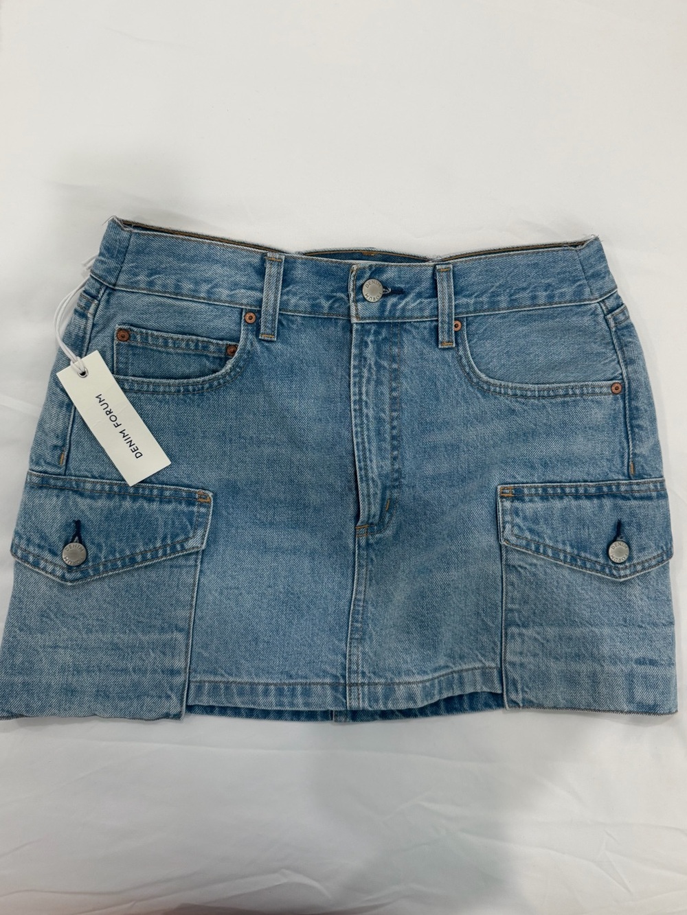 Aritzia Denim Forum Cargo Skirt